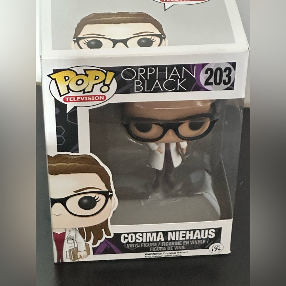 Funko POP! Orphan Black Cosima Niehaus vinyl figure 203 vaulted!